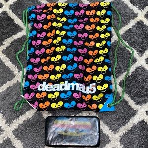 Dead Mau5 sling bag with matching wallet